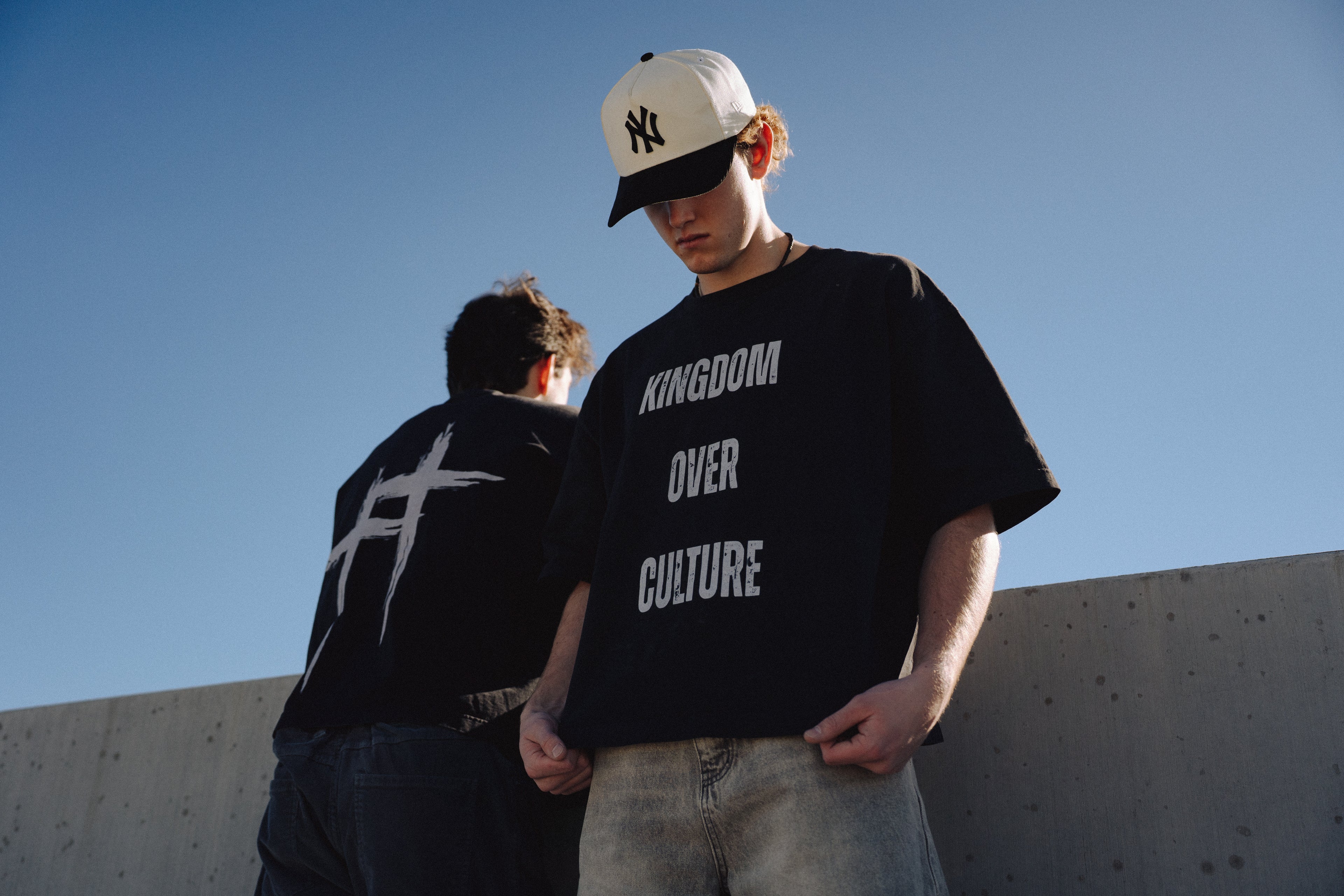 Vintage Washed Unisex "Kingdom over Culture" Tee