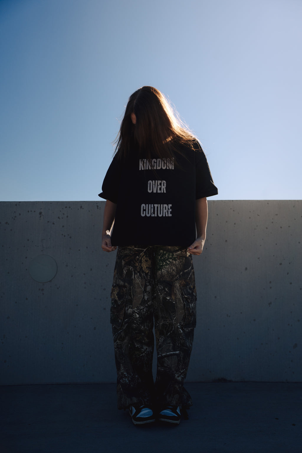 Vintage Washed Unisex "Kingdom over Culture" Tee