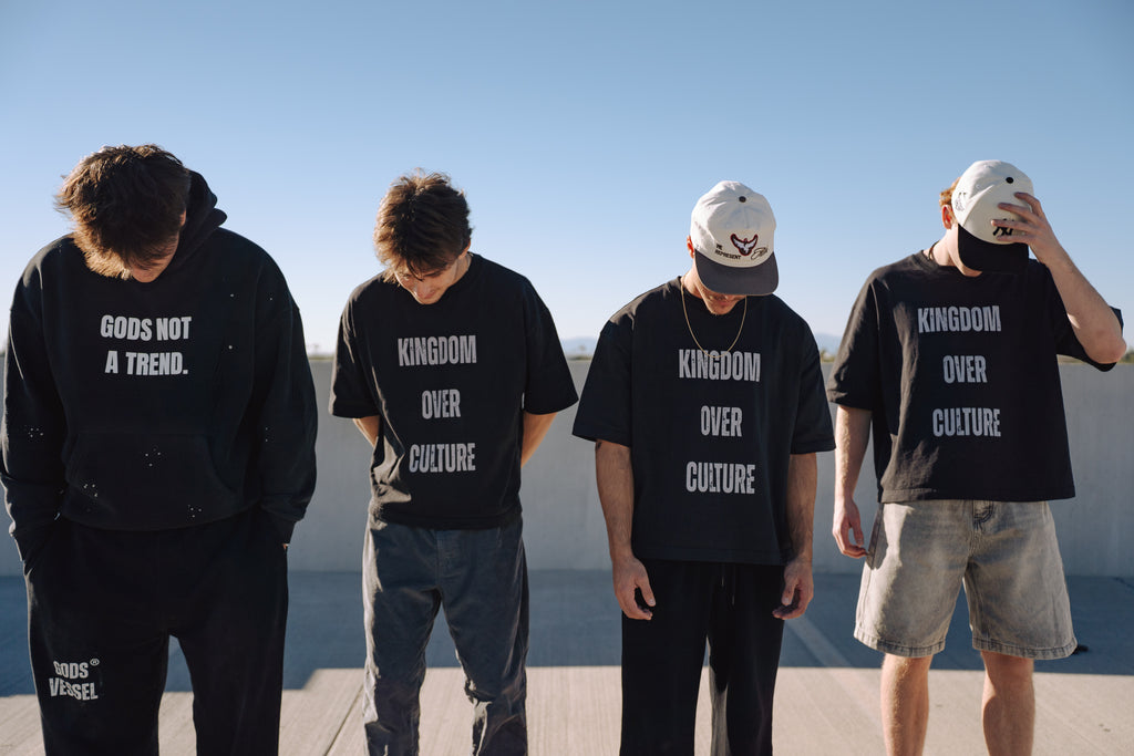 Vintage Washed Unisex "Kingdom over Culture" Tee